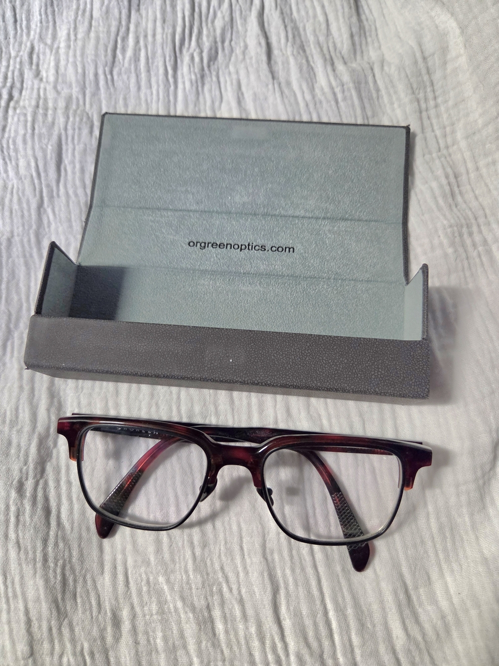 Orgreen Burgundy Tortoiseshell Glasses